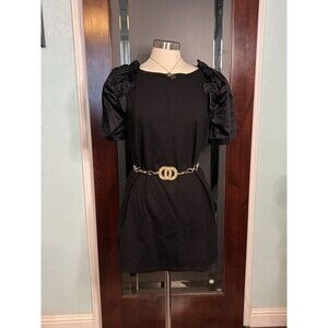 New Adeam LUXURY BRAND Women’s Black Versatile Dress LBD Size Large Style 4894